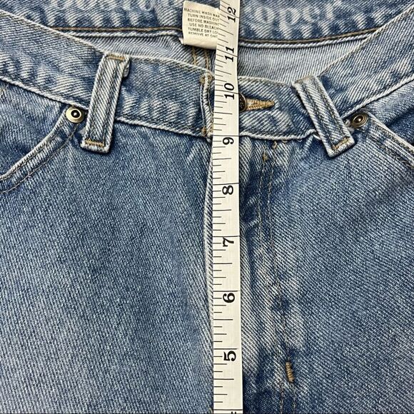 Vintage Y2K Boston Proper High Waist Straight Split Leg Crop Jeans  6 - Picture 7 of 8